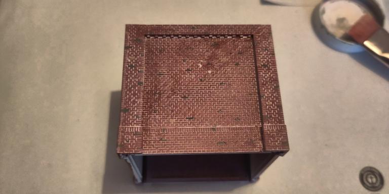 Result after the wash dried